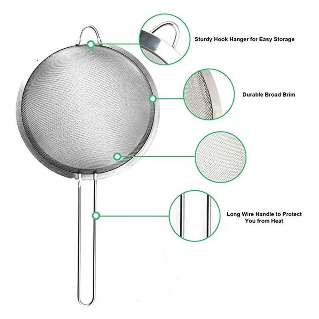 Saringan / Saringan Stainless / Saringan Minyak / Serbaguna 24cm