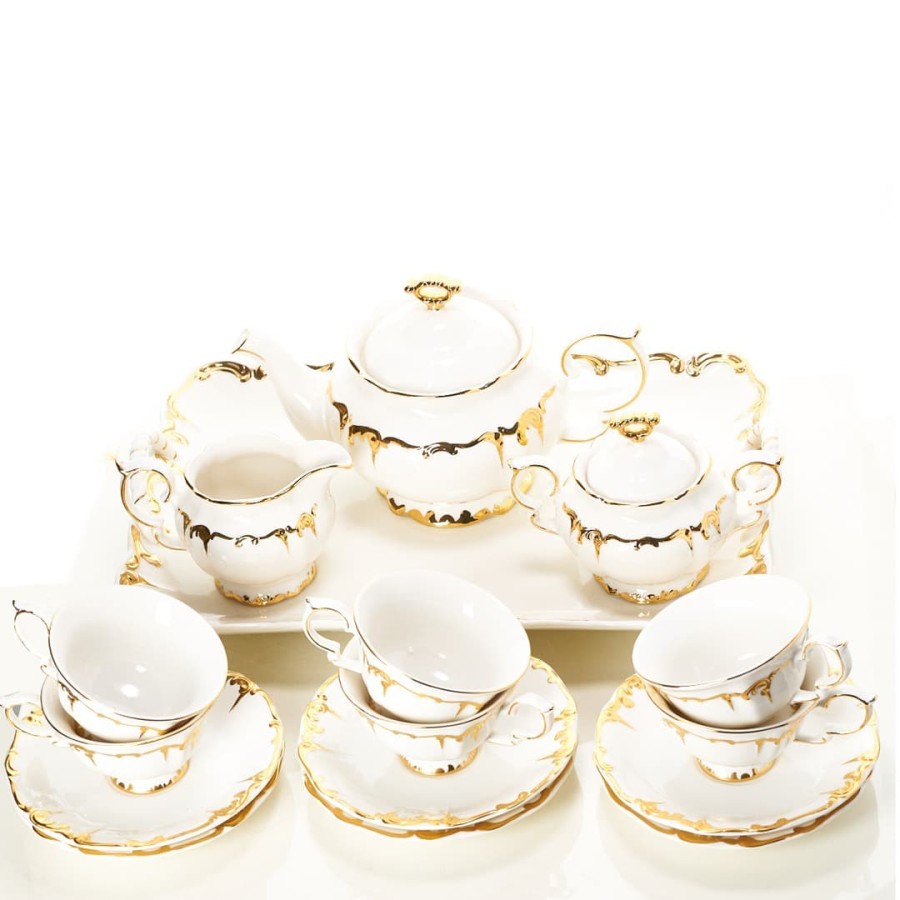 Tea Set Keramik Capodimonte 18 pcs plus NAMPAN