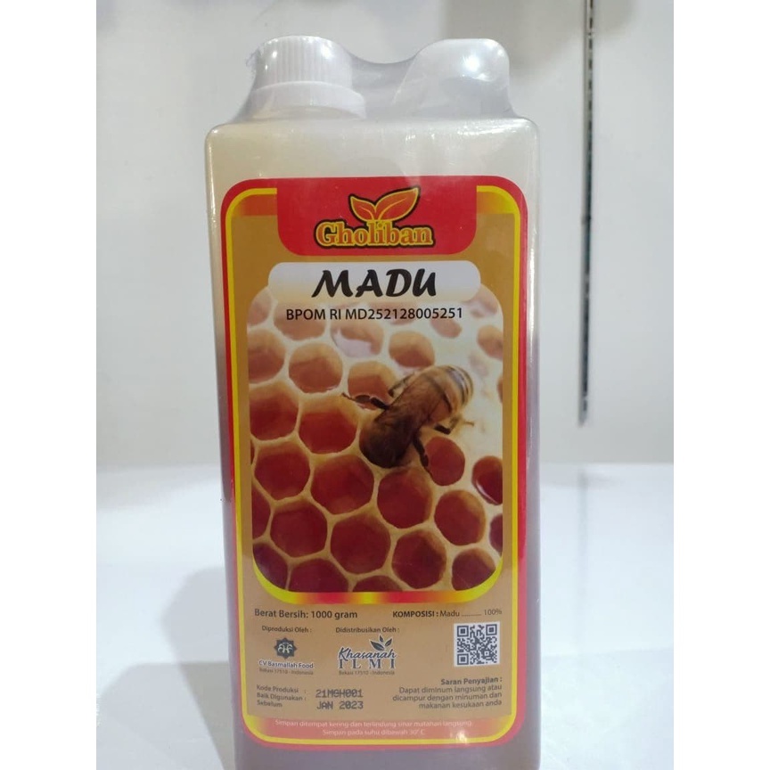 

MADU GHOLIBAN MULTIFLORA STANDAR BPOM 1000GR/ 1KG PRODUK ASLI