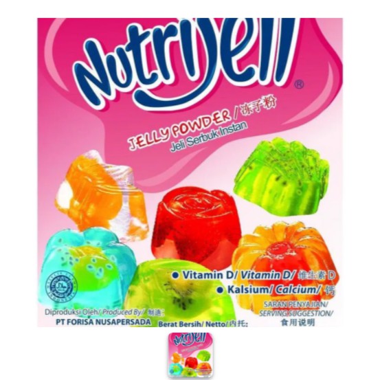 

NUTRIJELL JELLY POWDER STRAWBERRY 15 GR