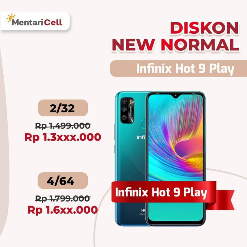 INFINIX Hot 9 Play 2/32 Resmi | Shopee Indonesia