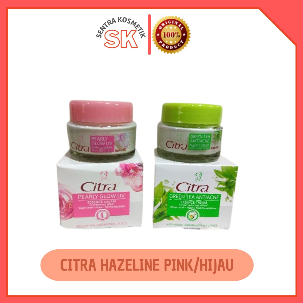 BPOM CITRA HAZELINE 40 G (PEARLY/GREENTEA)