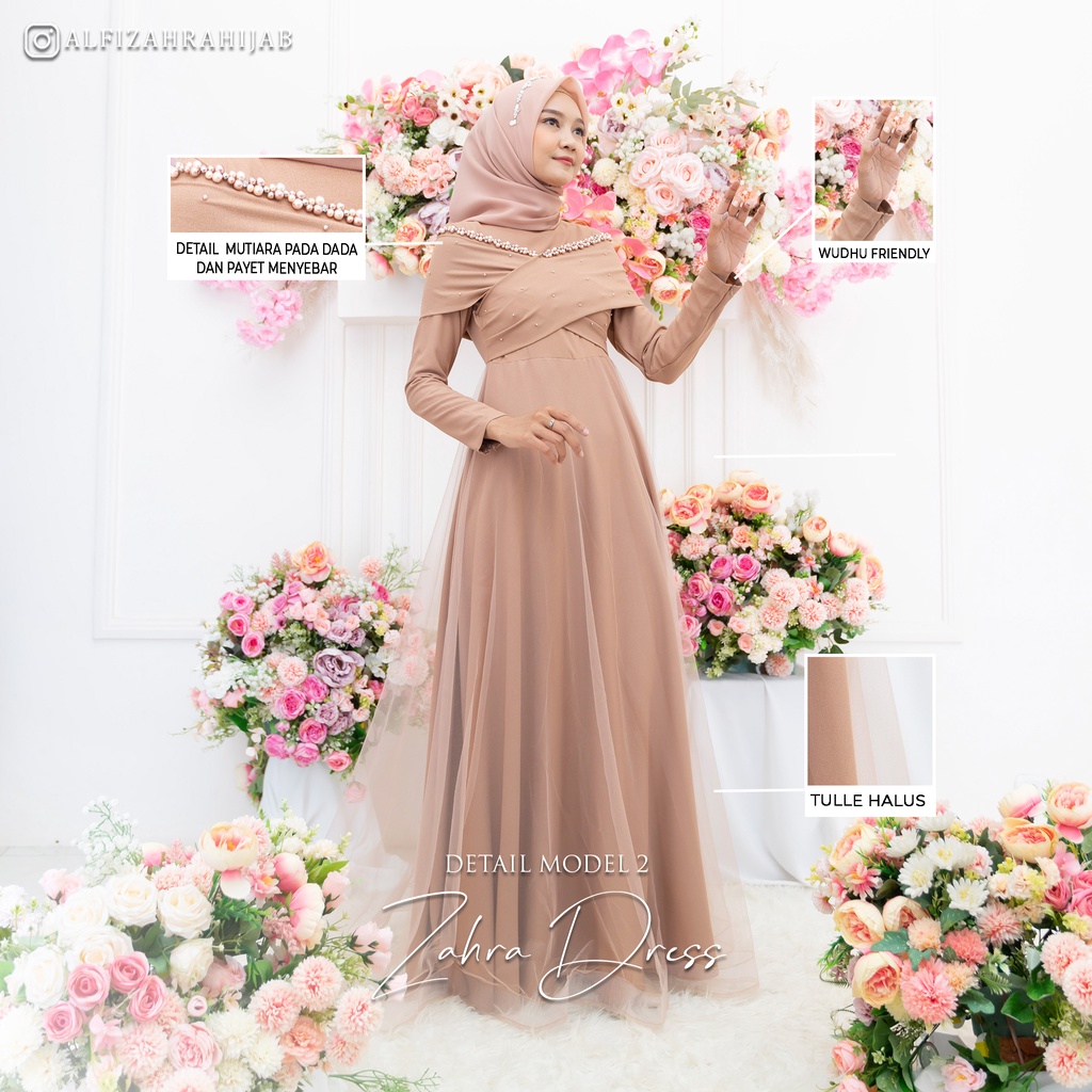 Zahra Dada dress (Ready Stok)