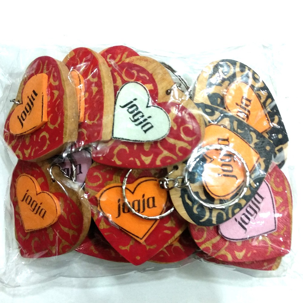 Souvenir Gantungan Kunci Jogja GTK03 - Oleh Oleh Khas Jogja - 20pcs