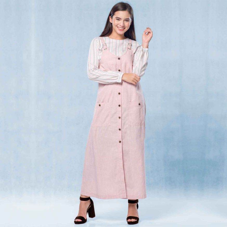 C2 Tivoli Pink Overall Wanita