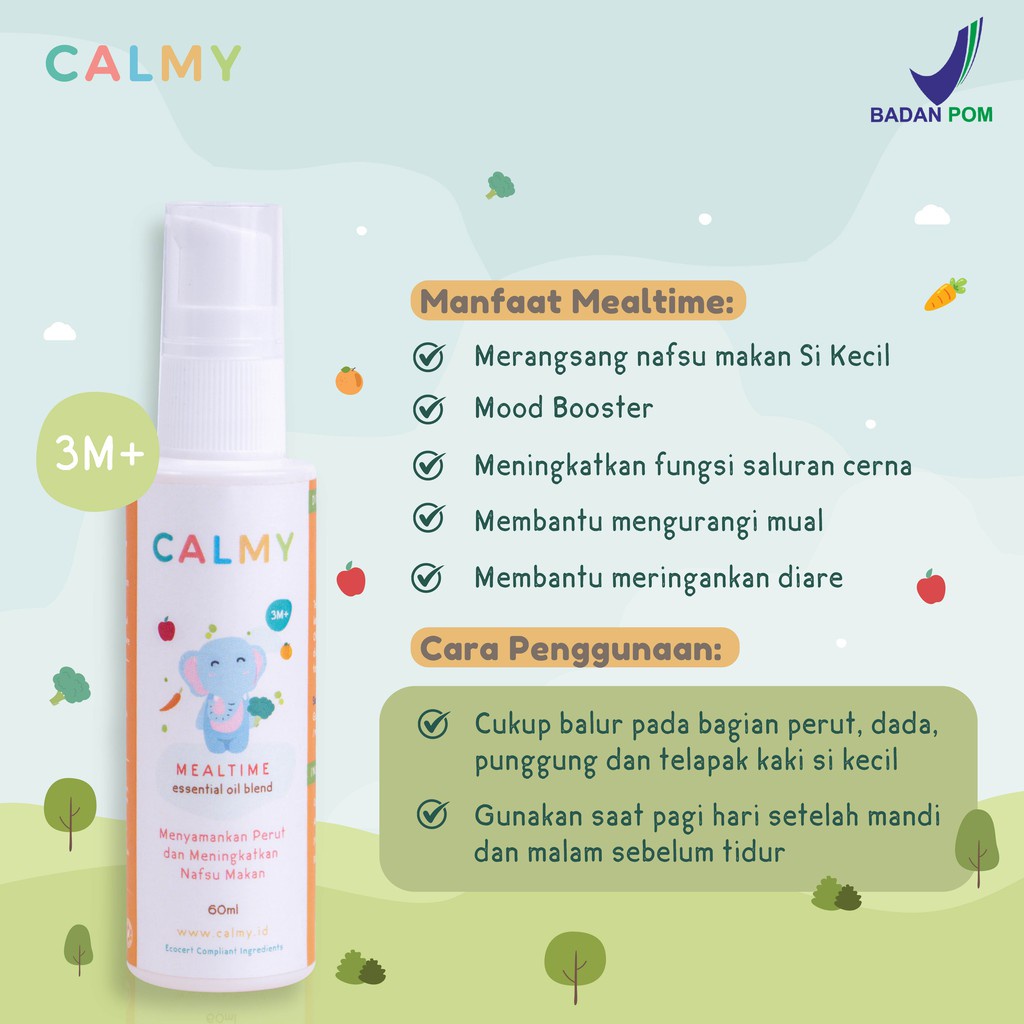 Spesial Paket Hemat Calmy Minyak Balur Premium (Calming Kids, Active Kids dan Mealtime)