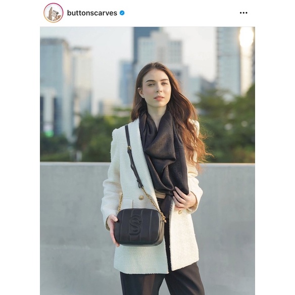 Buttonscarves The Nena Bag - BLACK