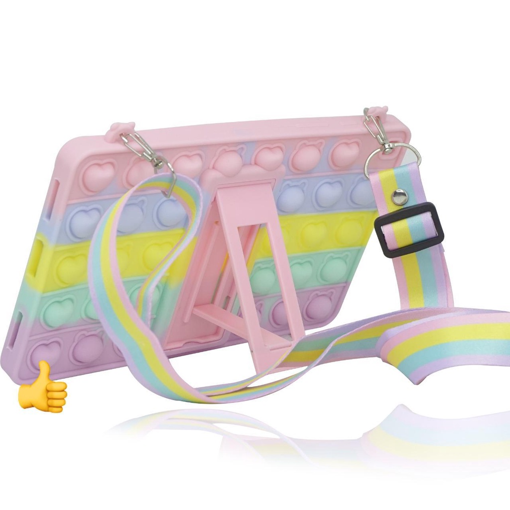 CASE POP IT RAINBOW Ipad Mini 4 / 5 + Tali