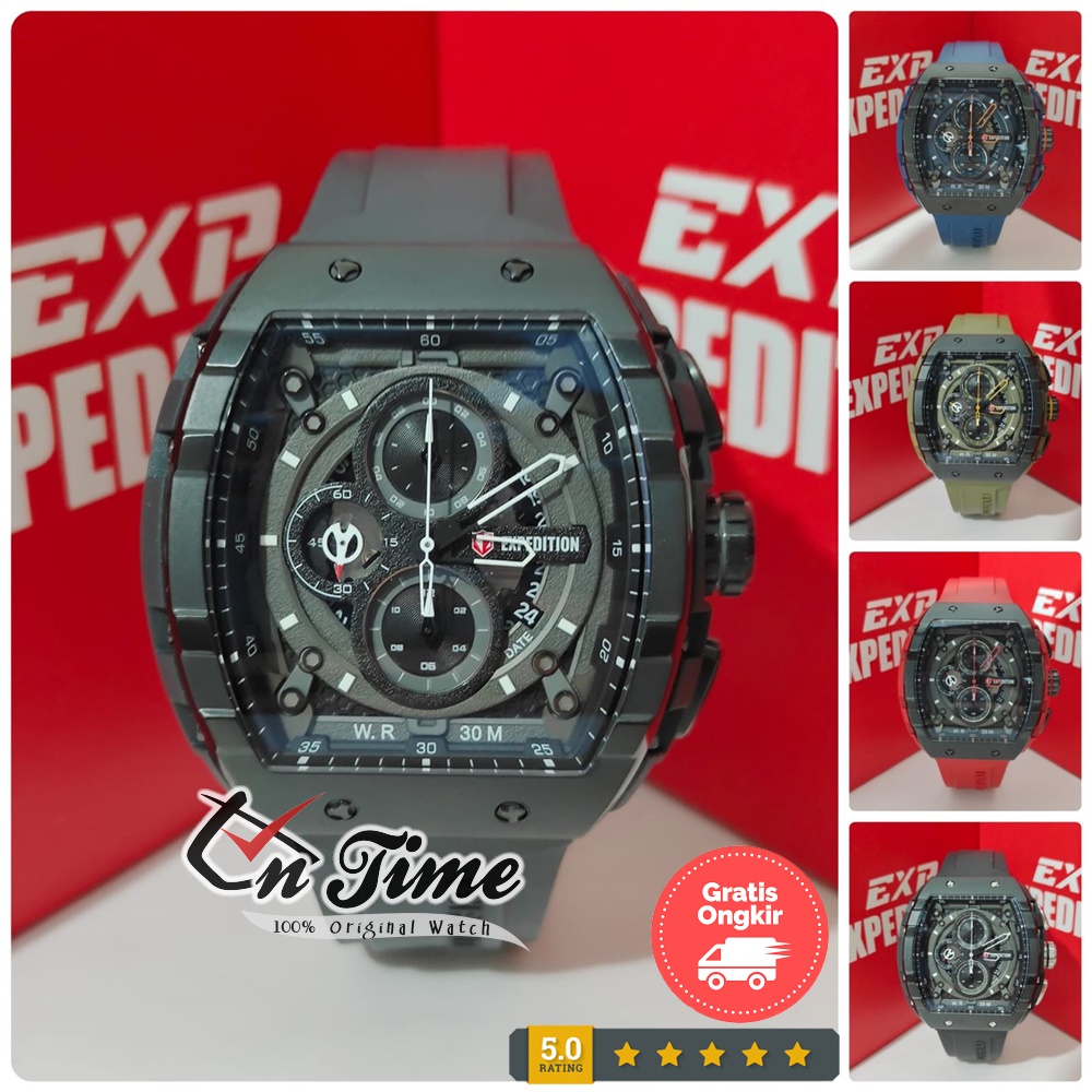 Expedition Exp E 6782 MCR Jam Tangan Pria Sport Original 100%