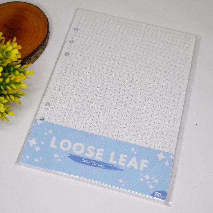 

XG616 Loose Leaf A5 (6 Ring & 20 Ring) Murah/ Refil Kertas Binder / Loose Leaf Dot, Grid, Polos, Garis Tiada Duanya