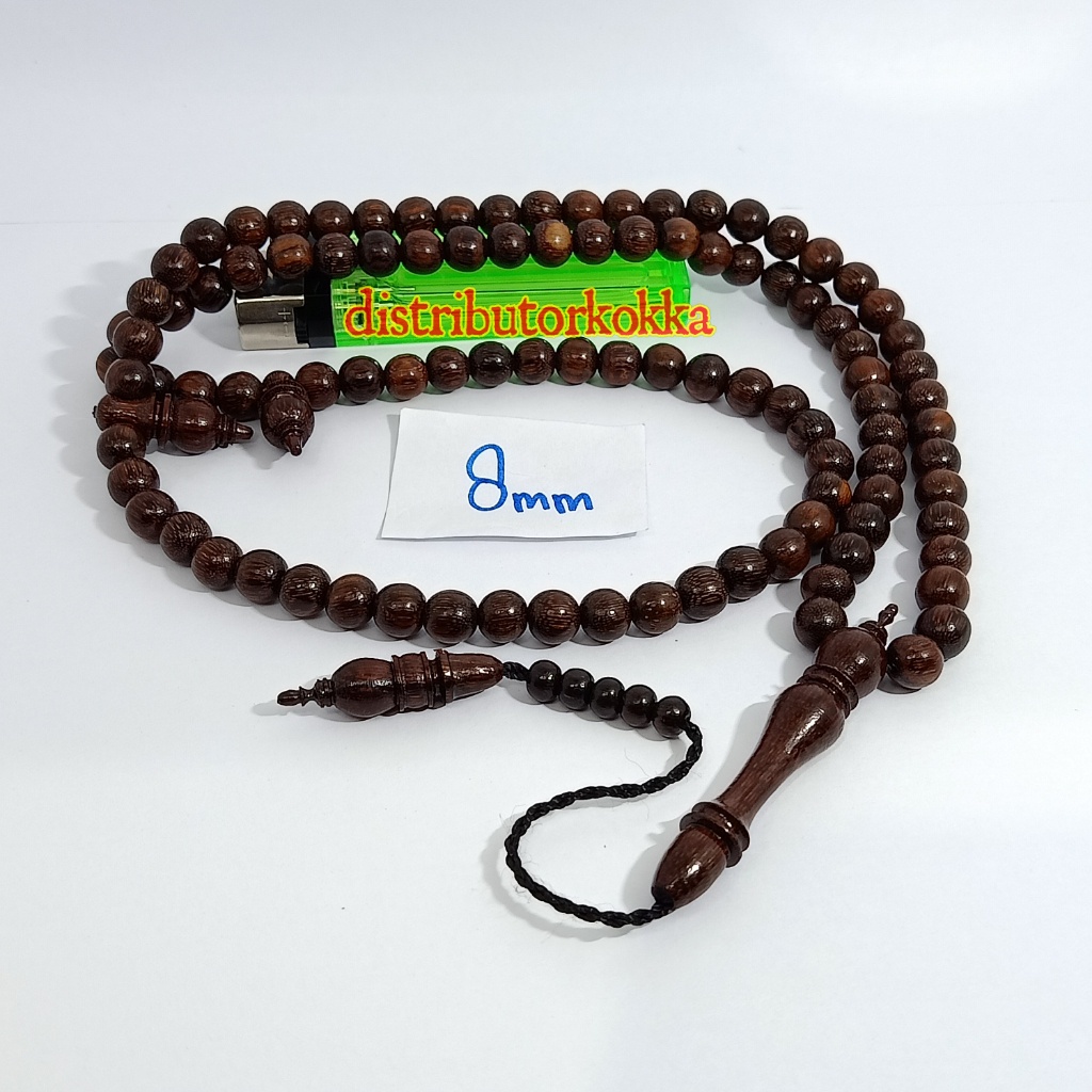 Tasbih 99 galih asem super 8mm