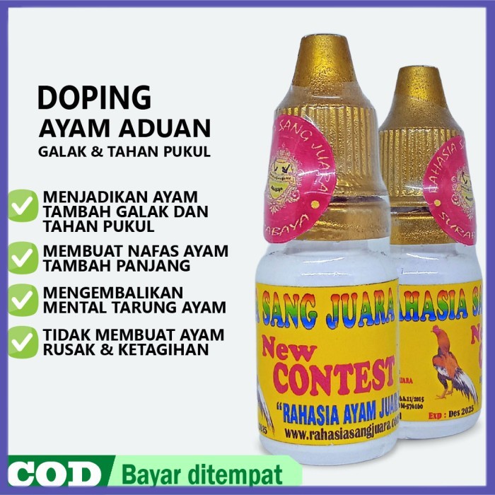 

✔ COD ✔ DOPING AYAM ADUAN JAMU AYAM ADUAN TAHAN PUKUL NAFAS PANJANG