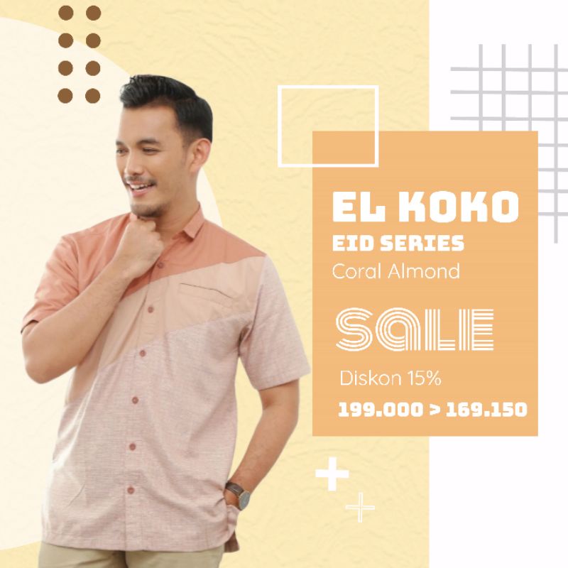 SALE.. El & Elmira Koko Ayah Pendek By Khaiya