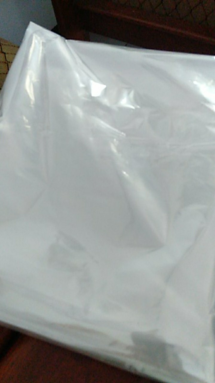 Plastik Parsel Transparan Putih Bening 1roll Isi 10lembar Ukuran 100x 100cm