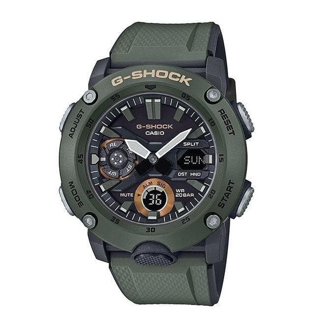 Casio G-Shock Ga-2000-3Adr / Ga2000 - Jam Tangan Pria Original - Hijau Dudung.Store