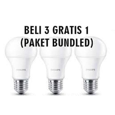 Paket Philip Harga satuan Philips Lampu LED 6.5 Watt 4 IN 1/Lampu LED ***