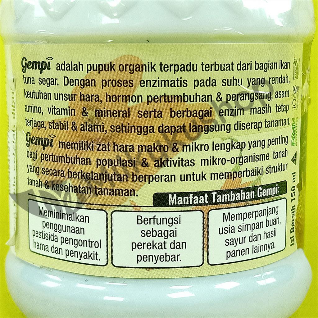 PUPUK ORGANIK GEMPI 150 ML KEMASAN PABRIK OMEGA 3