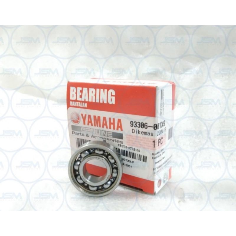 BEARING LAHER NOKEN AS 6001 VIXION JUPITER MX R15 XABRE MT15 SOUL GT 125 ASLI ORI YAMAHA 93306 001X9