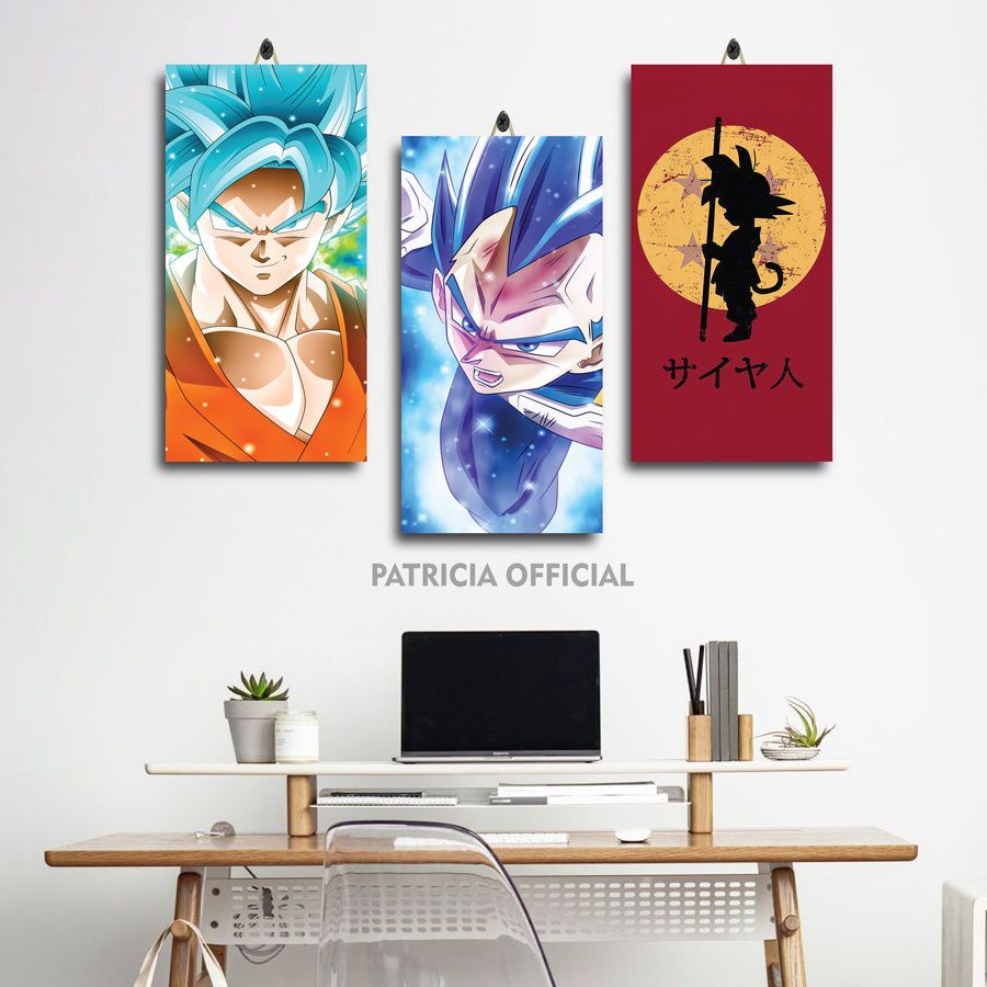 61-62 POSTER DINDING JUMBO ANIME DRAGON BALL 15X30 YAREG/XZ9PU/ PAJANGAN KAMAR JUMBO ANIME VEGETA PI