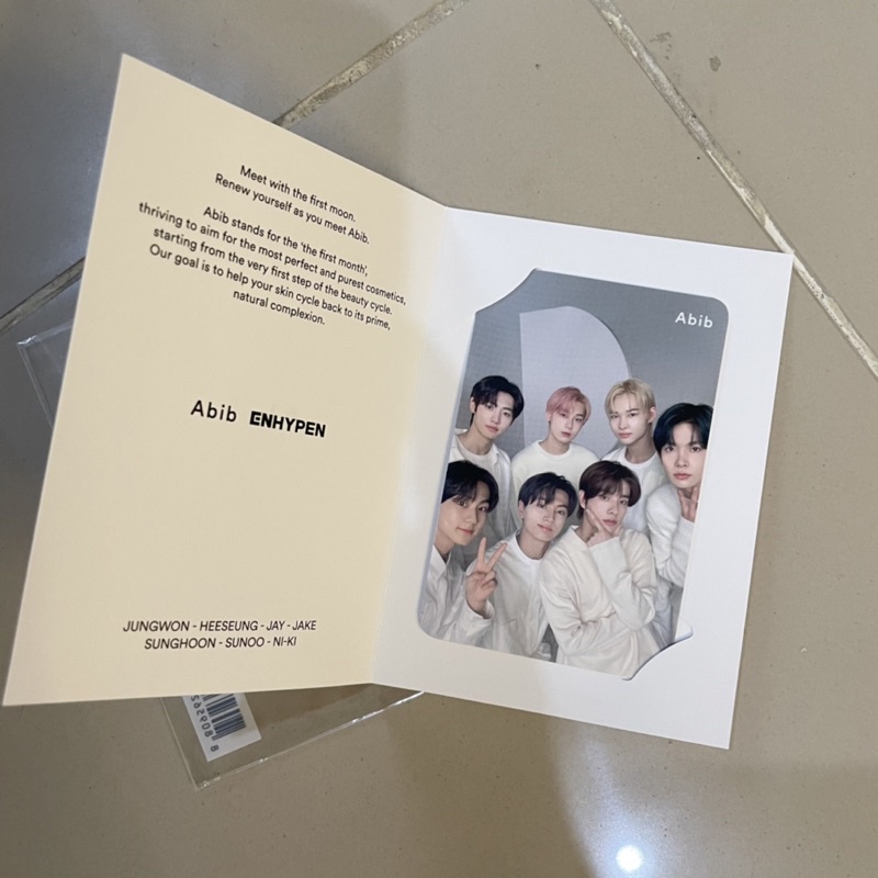 ENHYPEN ABIB PHOTOCARD PC & MINI POSTER