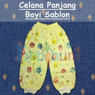 Baju Pakaian Bayi  Newborn Celana  Panjang  Sehari  hari  Motif 