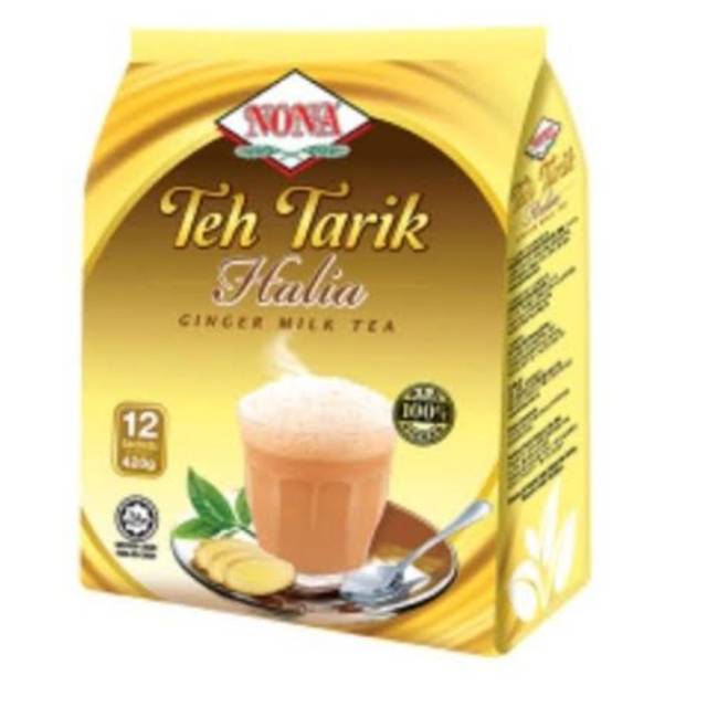 

Nona teh tarik Malaysia Original dan jahe halia milk tea latte