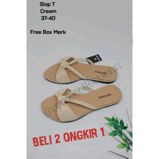 sendal wanita Nevada/sendal SLOP T nevada