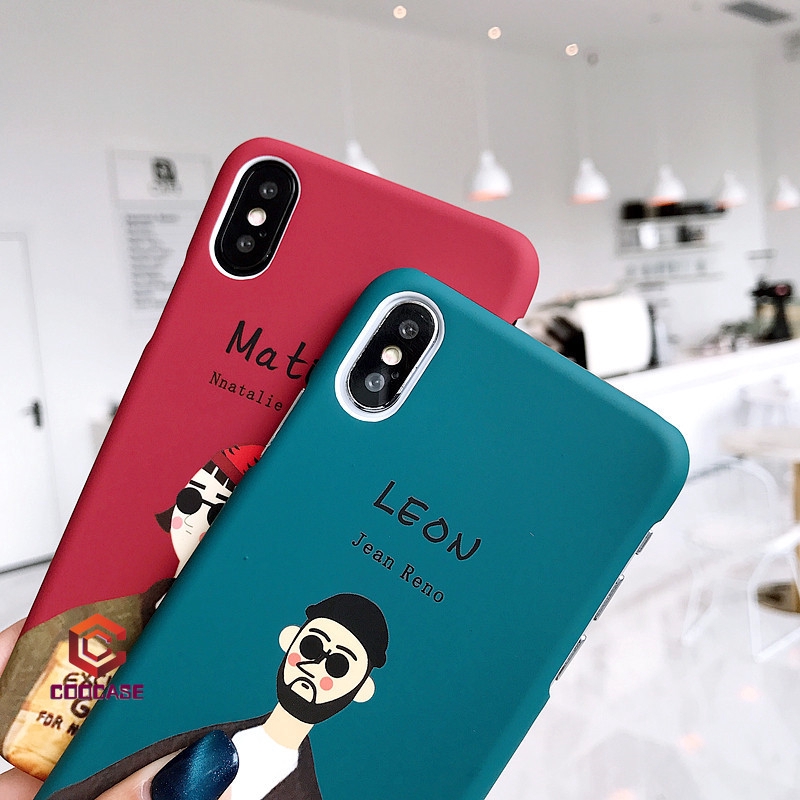 Cartoon Couples Case Compatible For Compatible For IPhone 8 7 6s 6 Plus 7Plus 8Plus 6Plus 6SPlus  X Hard Cover The Professional Killer