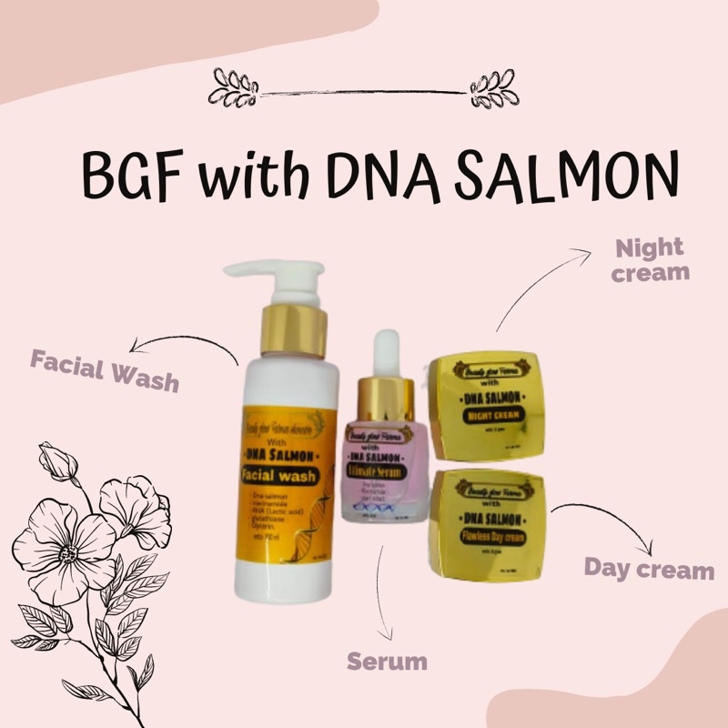 PAKET BEAUTY GLOW FARMA WITH DNA SALMON // SKINCARE WAJAH AMPUH // CREAM WAJAH AMPUH