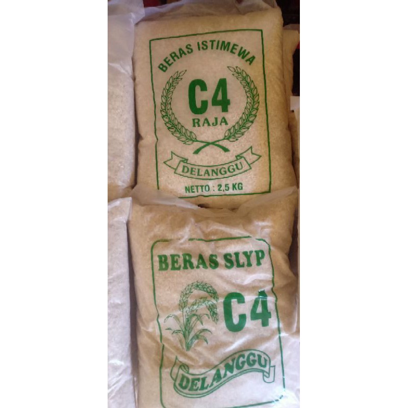 BERAS C4 RAJA 2,5 KG KUALIATAS BERSIH MURAH