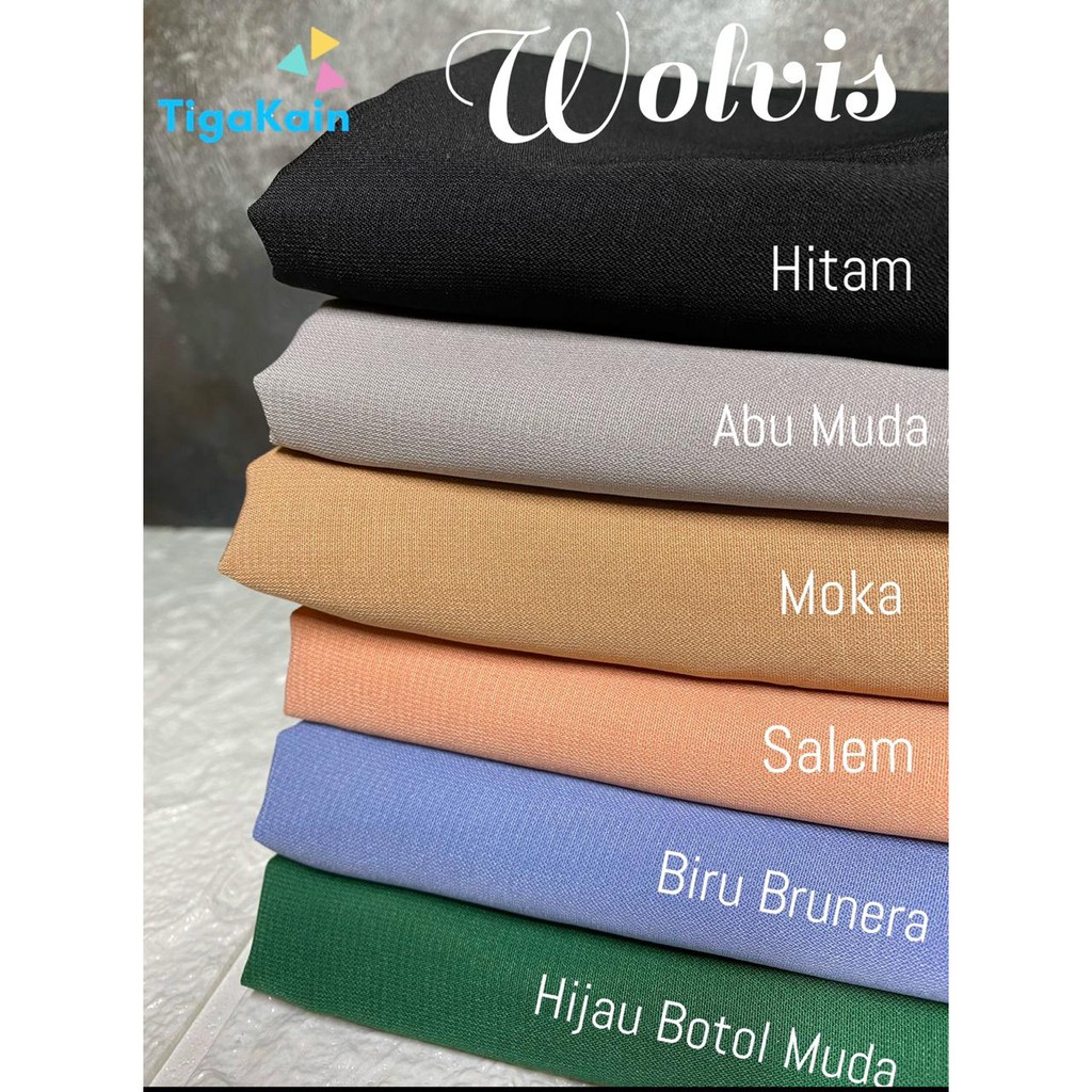 0.5 meter Kain Wolvis / Wolfis / Wool Peach