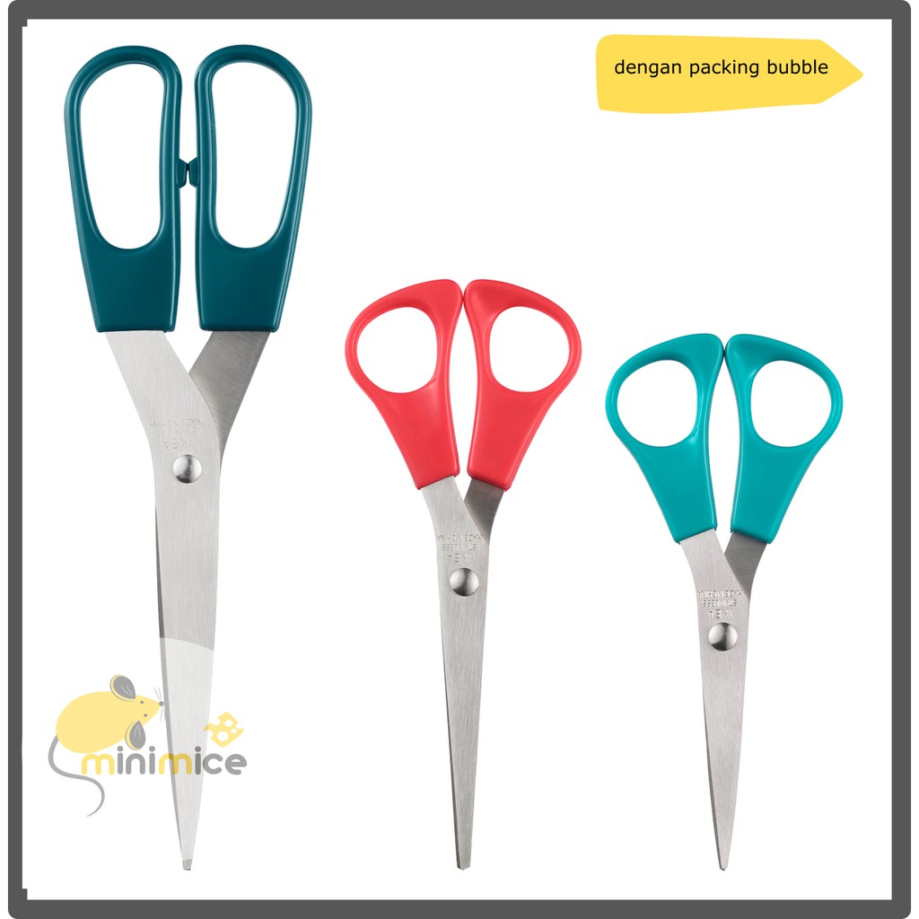 

Gunting Kertas Gunting Dapur Serbaguna IKE4 Set isi 3