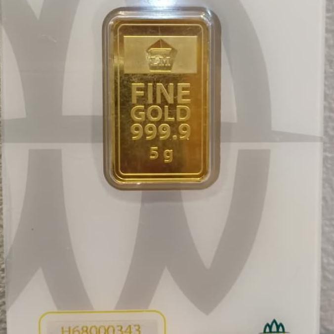 Logam Mulia 5 Gr Sertifikat Antam J7496