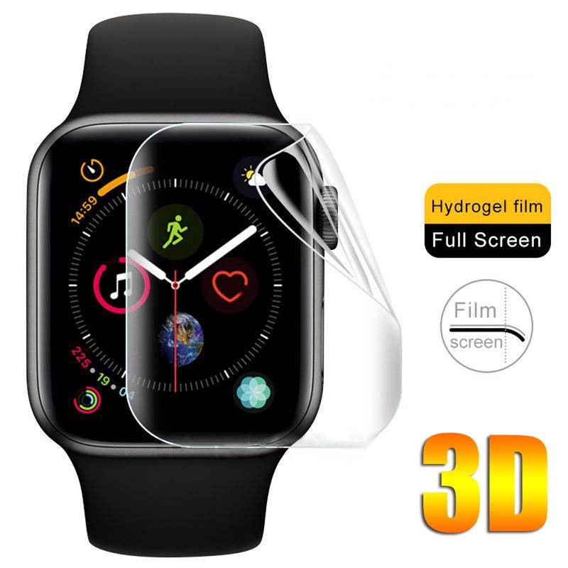 Film Pelindung Layar Bahan TPU Hydrogel Anti Gores Untuk Apple Watch Seri 8 7 SE 2022 41mm 45mm 40mm 44mm