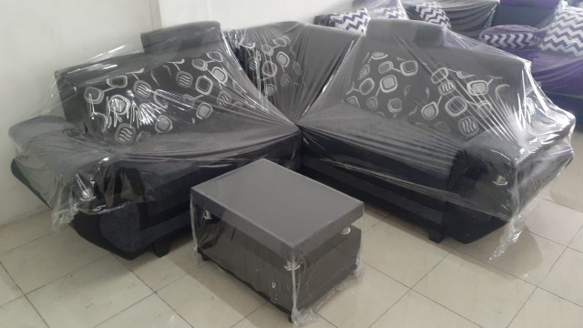 Sofa L Sudut Davinci + Meja (harga Obral)