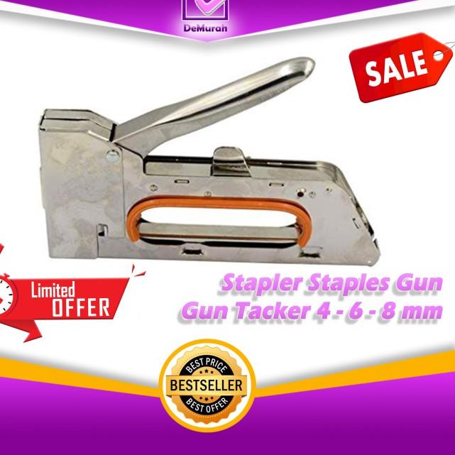 

Stapler Staples Gun Tembak Jok Kulit Motor / Gun Tacker 4-6-8mm 0668