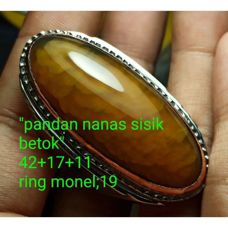cincin batu pandan nanas sisik betok