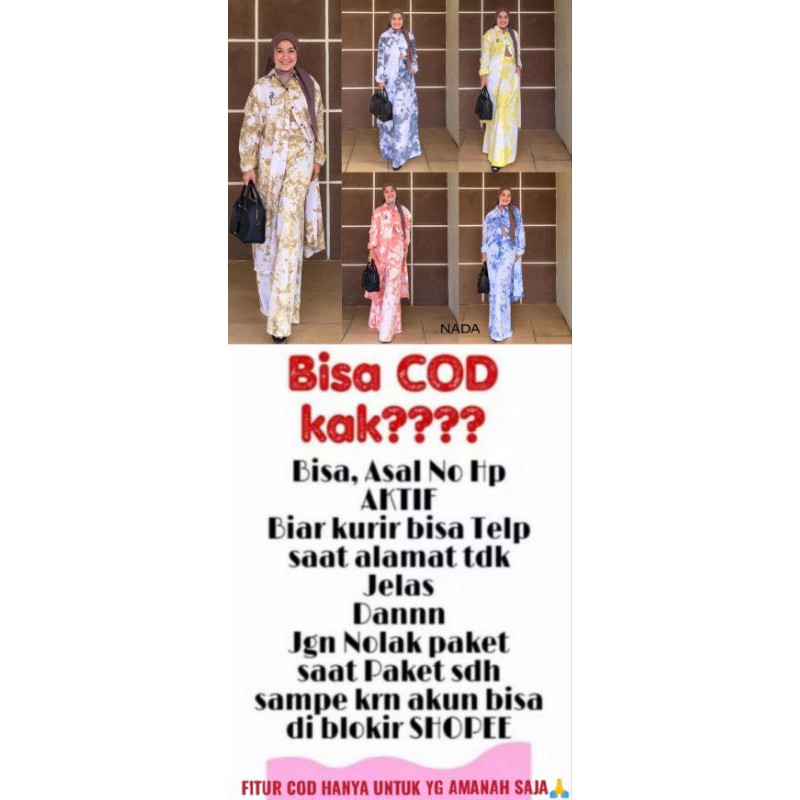 NADA TIEDYE SET  BY AMBIGU IRWINOV (KOLEKSI TERBARU)