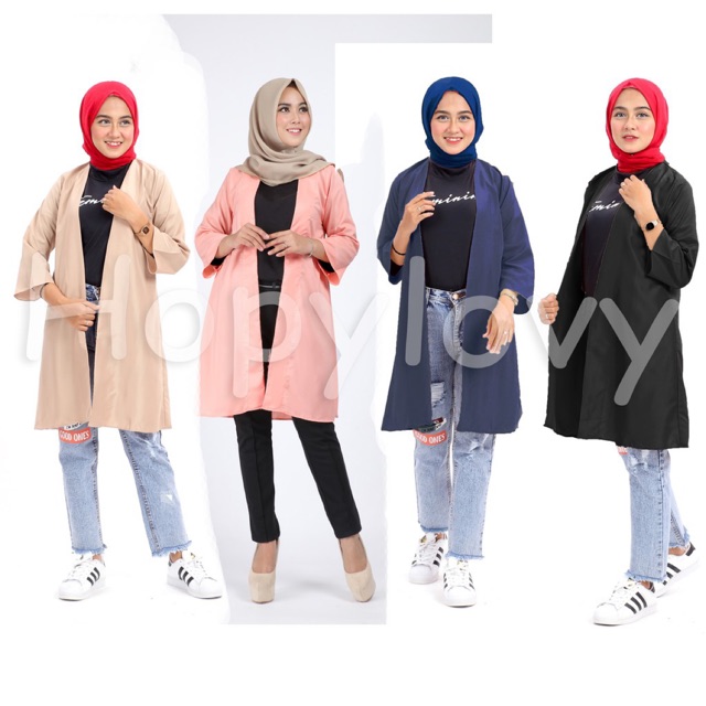 HOPYLOVY SUPER SALE - Cardigan Panjang Long Cardy Renia