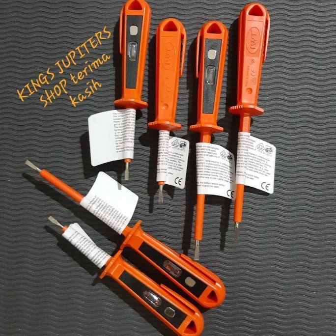 Sepasang Tespen Ac 15Cm + 19Cm Iwt Made Germany Tes Pen Obeng Listrik