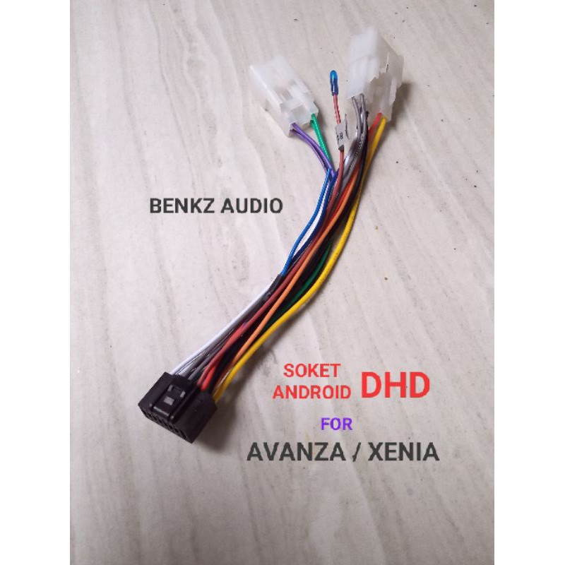 Soket Headunit Android DHD 7001 PNP di Avanza Xenia calya dan sigra