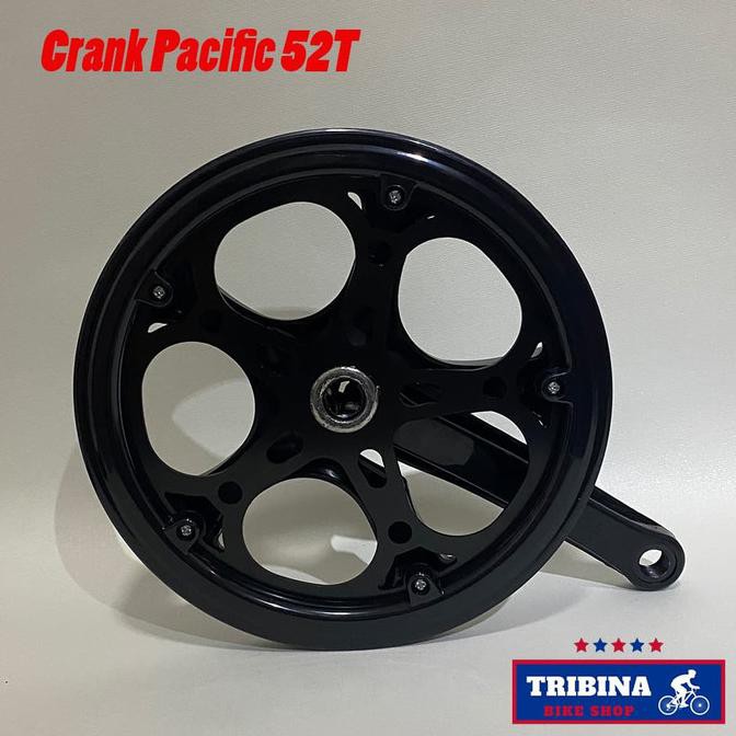 CRANK PACIFIC 52T CRANK SEPEDA LIPAT CRANK MINION CRANK FIXIE SINGLE DISKON