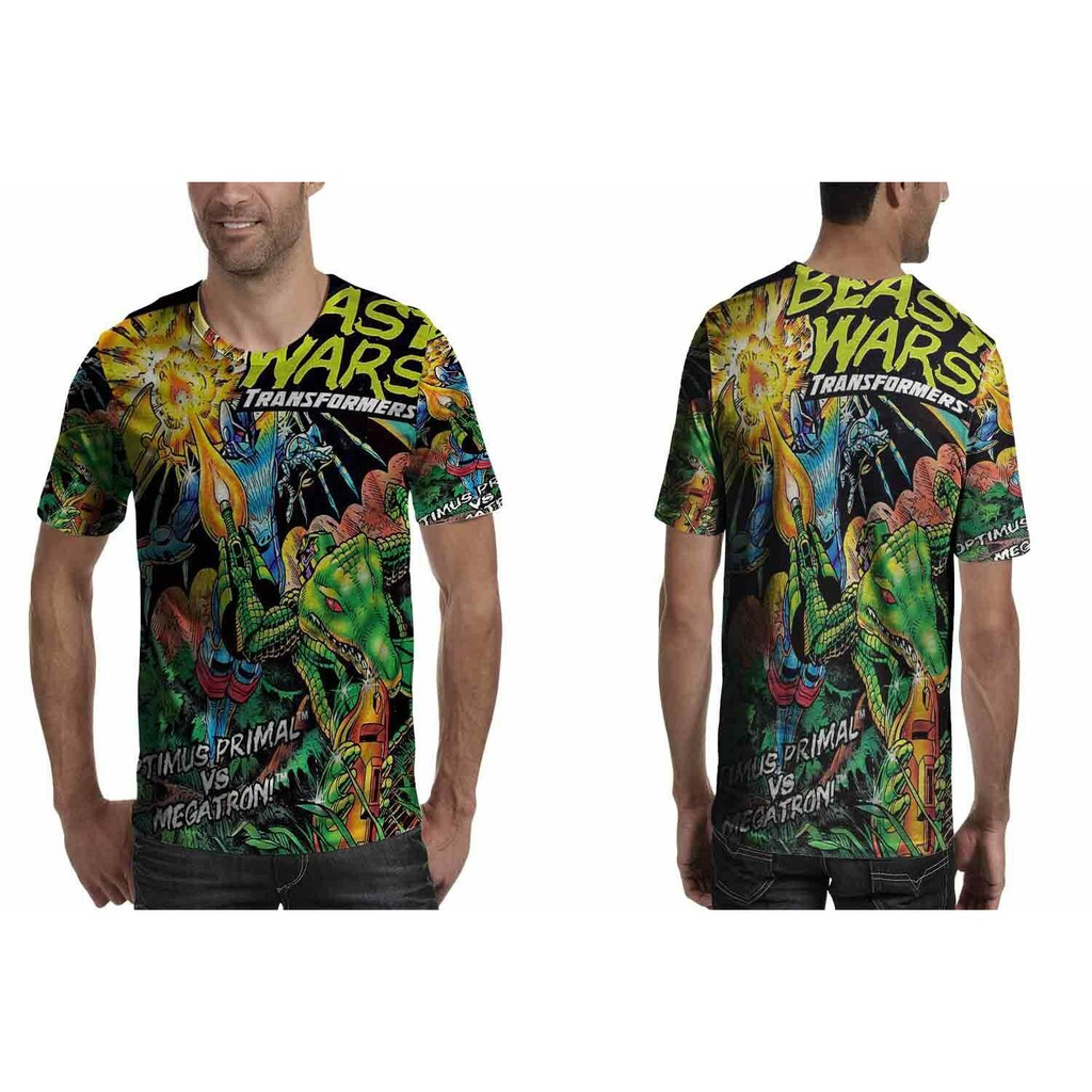 New Beast Wars Transformers Kaos Fullprint Pria