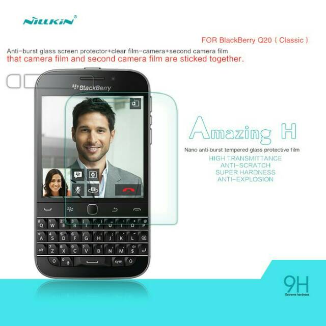 Nillkin Tempered Glass Amazing H- Blackberry Q20/ Blackberry Classic
