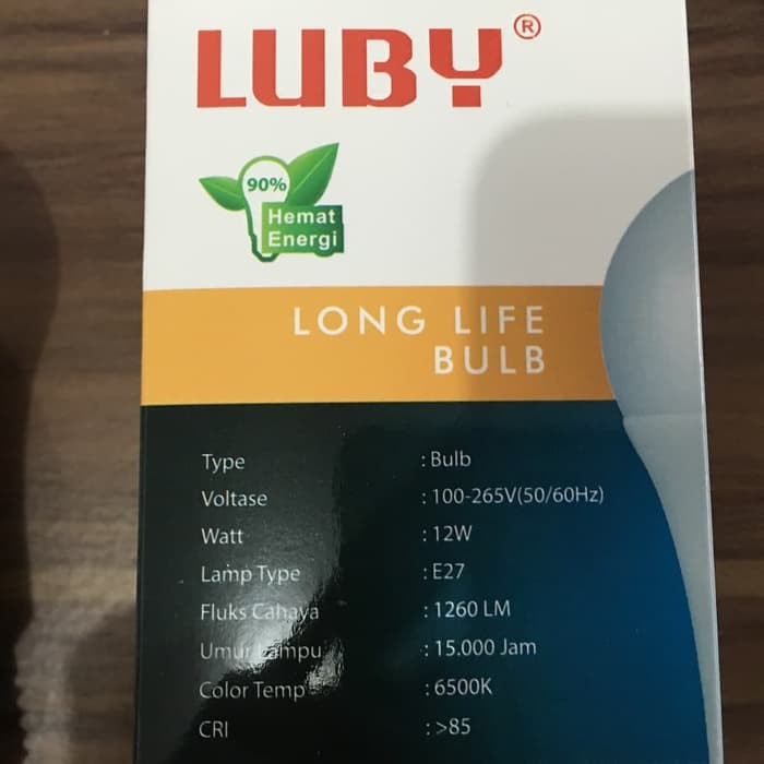 Lampu LED Luby 12W 12 Watt Terang Berkualitas