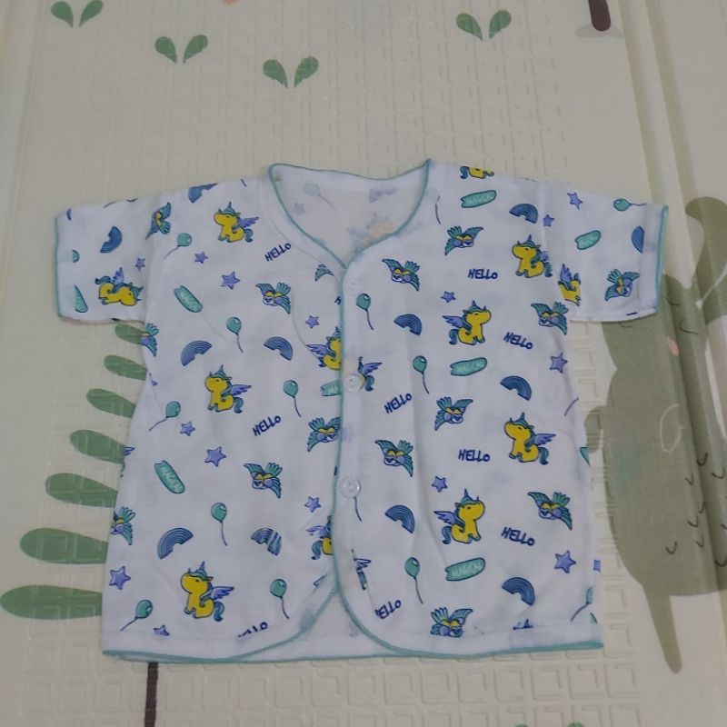 3 pcs Baju Bayi tangan pendek New born merk CICO MIKO (0-3 bulan)