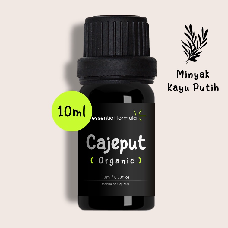 10ml Organic Cajeput Essential Oil Minyak Kayu Putih Murni 100%