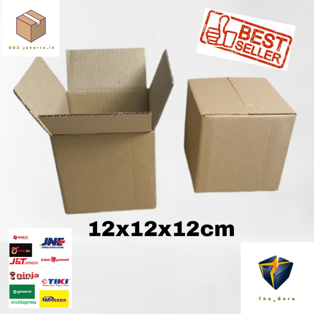 

Kardus Karton Box Ukuran 12x12x12 cm Kotak Box ST untuk packing Souvenir -dll