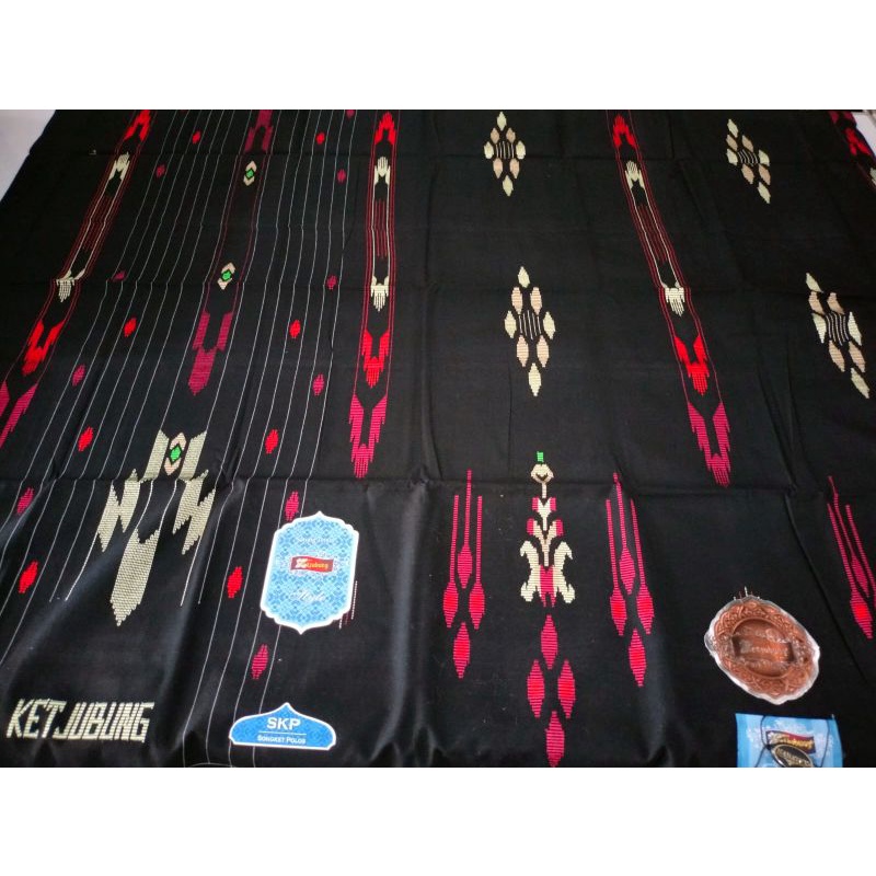 Sarung Ketjubung Gold jahit tengah Type SKP