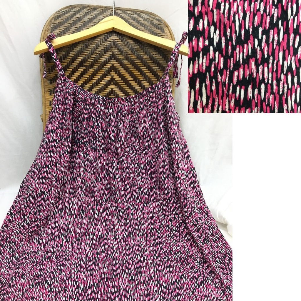 Daster Sambung Viral PART 2 - Daster Payung - Daster Perca - Daster Busui Rayon-magenta rice tl